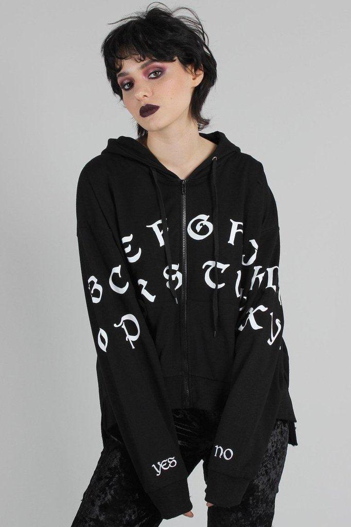 Ouija Hoodie-Jawbreaker-Dark Fashion Clothing