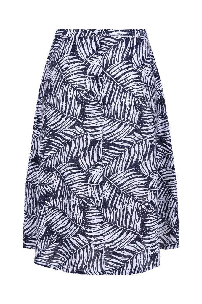 Banned Palm Retro Skirt - SK25018 - Dark Fashion Clothing