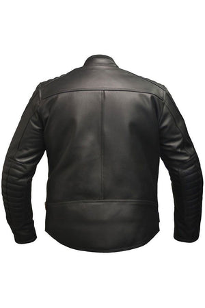 Panorama Biker Jacket-Skintan Leather-Dark Fashion Clothing