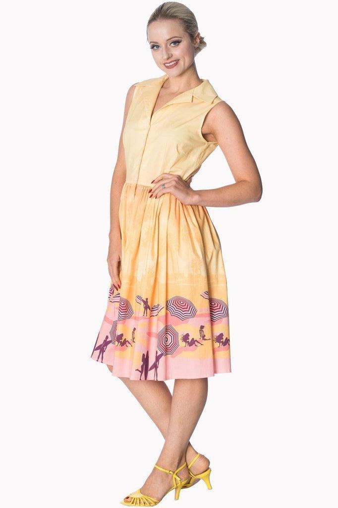 Parasol 50s Shirtdress-Banned-Dark Fashion Clothing