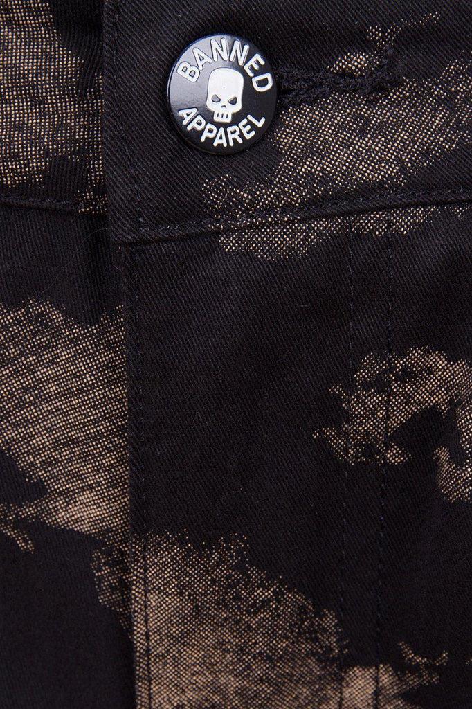 Partly Cloudy Skinnies-Banned-Dark Fashion Clothing