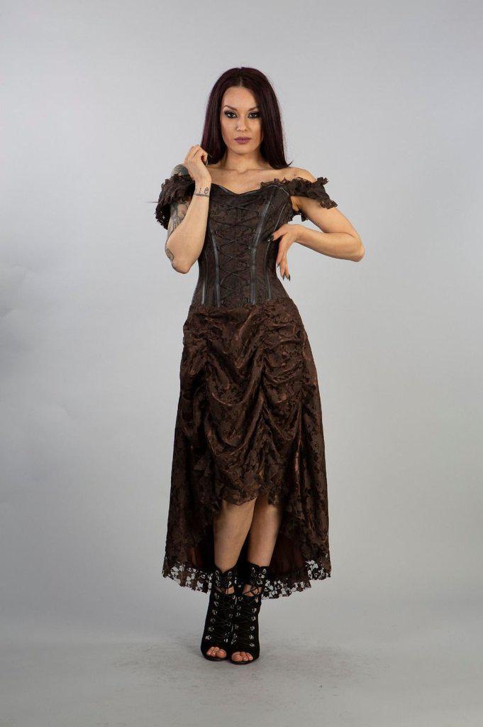 Black and Gold Brocade Corset Style Top With Neckline and Puffed Sleeves  Royal Core Sexy Baroque Royalty Nobility Princess Gold Volume -  Canada