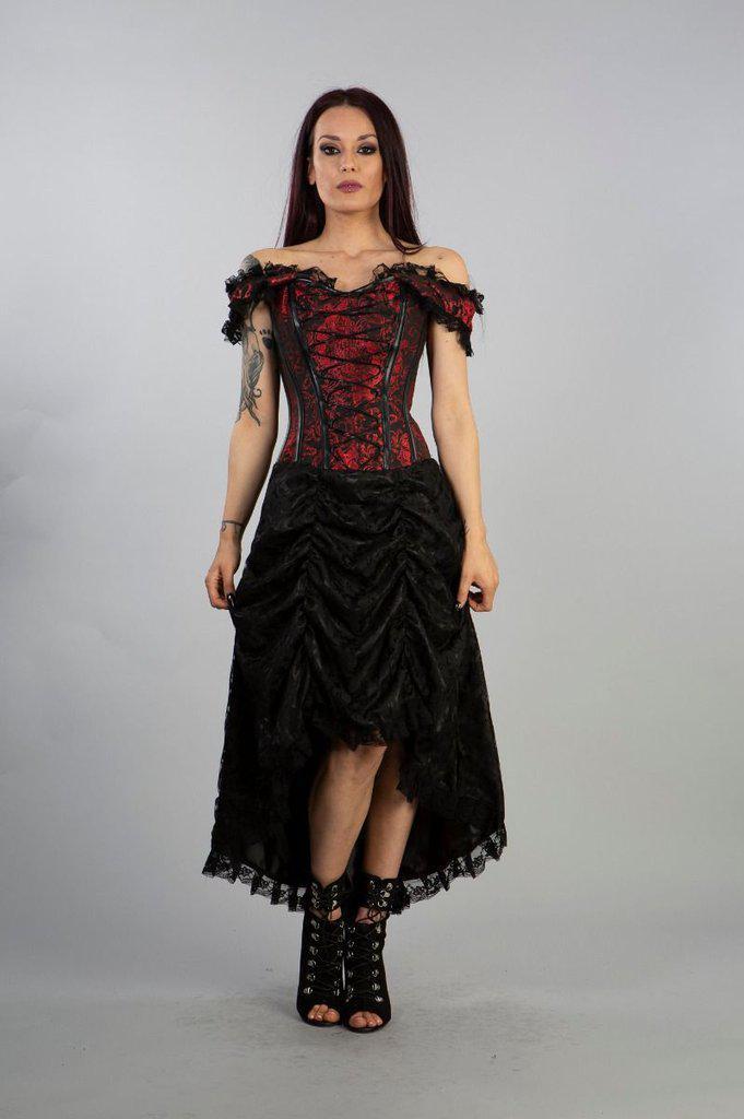 Passion Corset Dress In King Brocade - Burleska - Dark Fashion Clothing