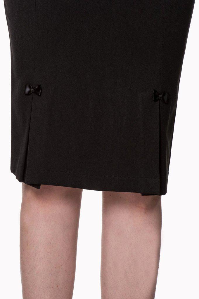 Paula Bow Skirt-Banned-Dark Fashion Clothing