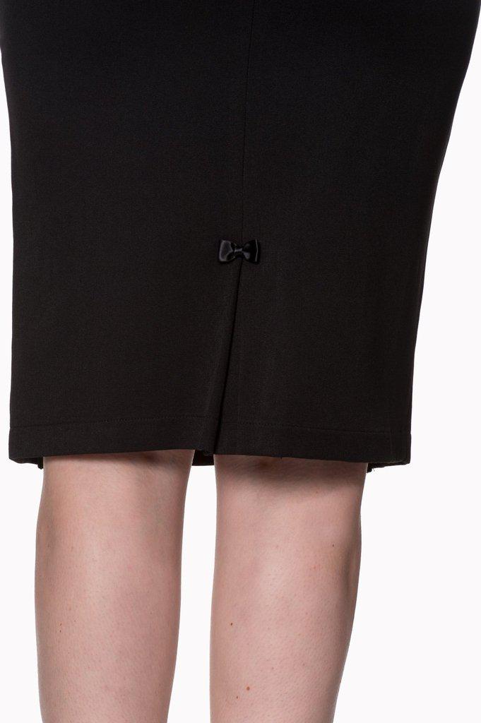 Paula Bow Skirt-Banned-Dark Fashion Clothing