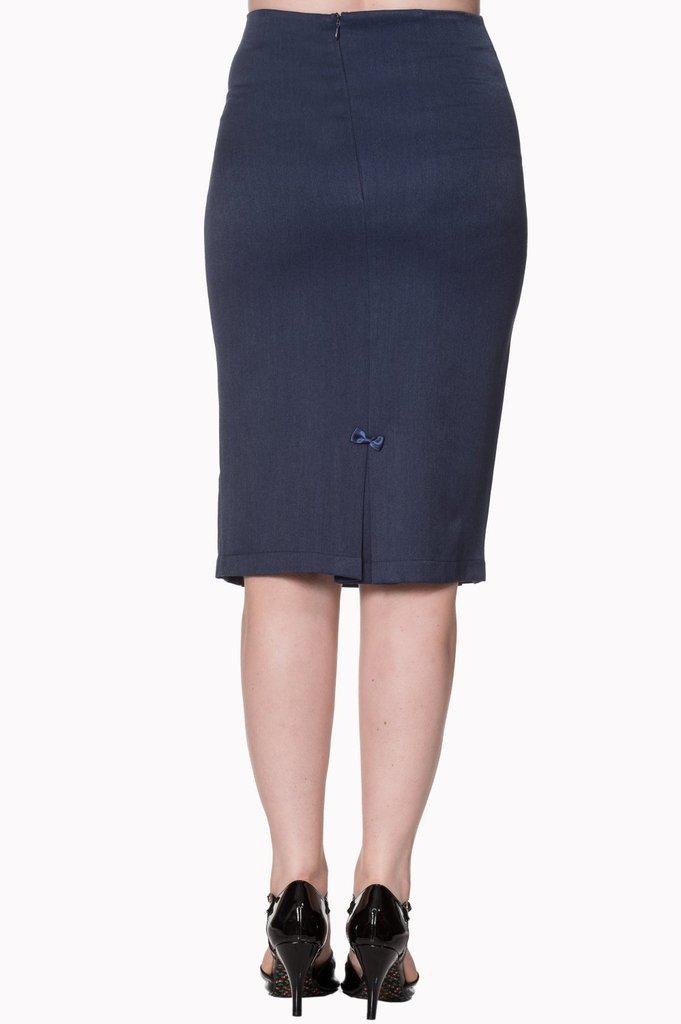 Paula Bow Skirt-Banned-Dark Fashion Clothing