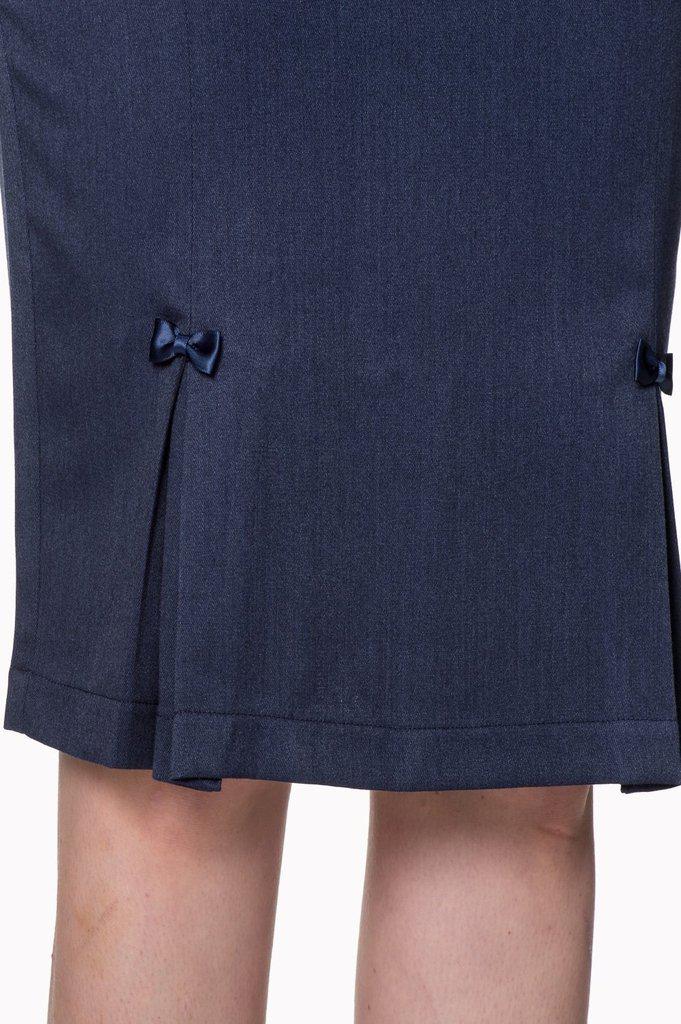 Paula Bow Skirt-Banned-Dark Fashion Clothing