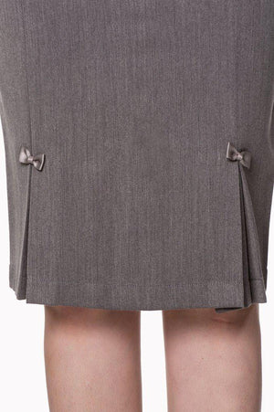 Paula Bow Skirt-Banned-Dark Fashion Clothing