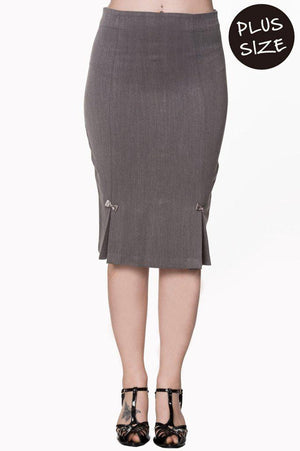 Paula Bow Skirt-Banned-Dark Fashion Clothing
