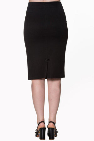 Paula Bow Skirt-Banned-Dark Fashion Clothing