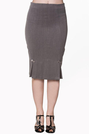 Paula Bow Skirt-Banned-Dark Fashion Clothing