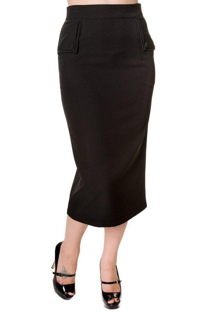 Pencil Skirt-Banned-Dark Fashion Clothing