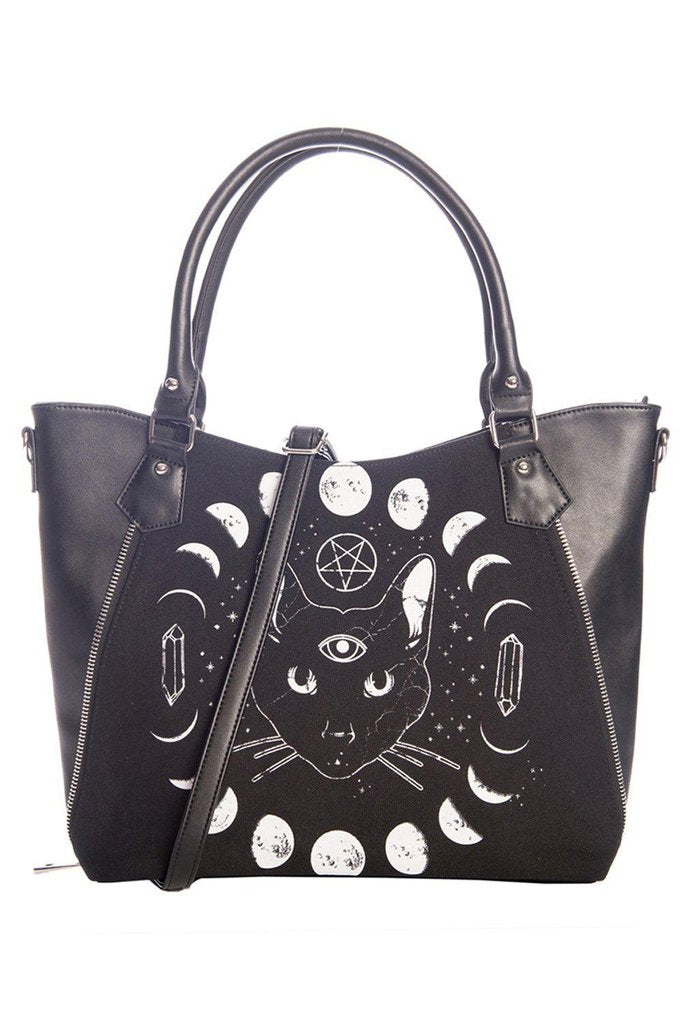 Pentacle Coven Tote Bag-Banned-Dark Fashion Clothing