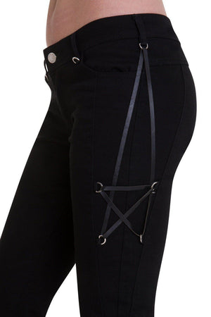 Pentagram Pants-Banned-Dark Fashion Clothing