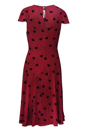 Peppa Chiffon Tea Dress-Voodoo Vixen-Dark Fashion Clothing