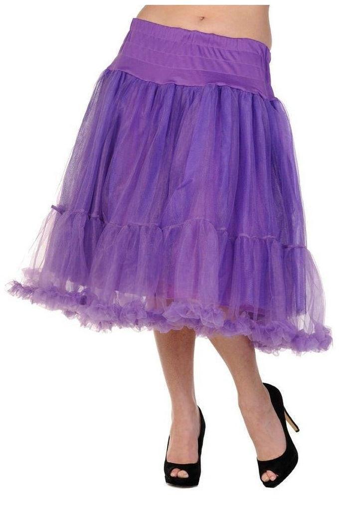 Petticoat Long Skirt-Banned-Dark Fashion Clothing