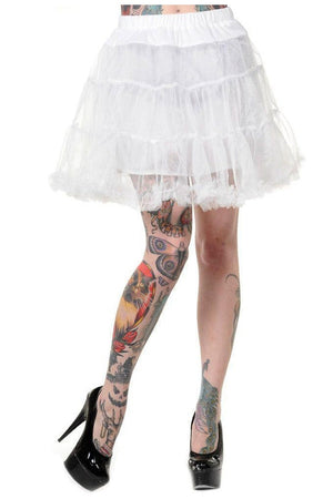 Petticoat Mini Skirt-Banned-Dark Fashion Clothing