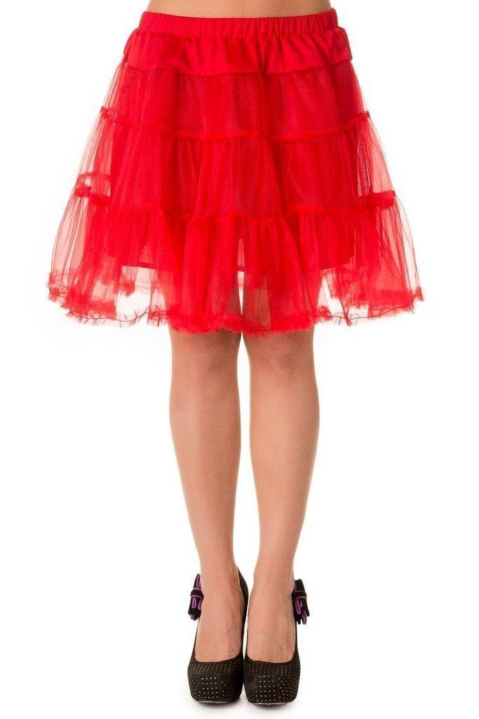 Petticoat Mini Skirt-Banned-Dark Fashion Clothing