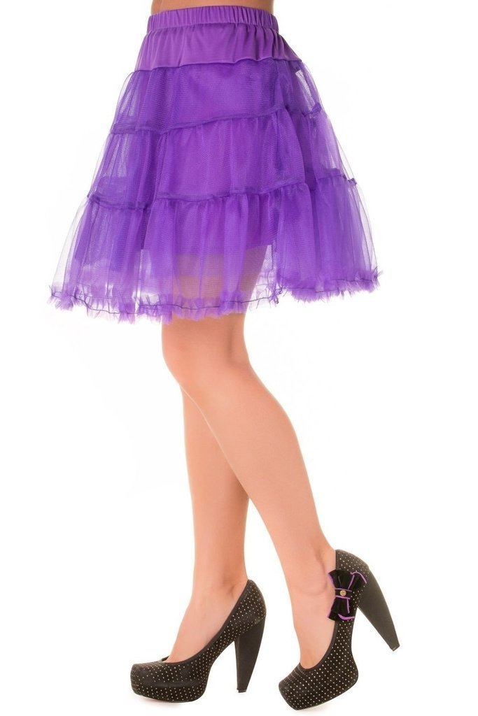 Petticoat Mini Skirt-Banned-Dark Fashion Clothing