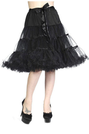 Petticoat Ribbon Skirt-Banned-Dark Fashion Clothing