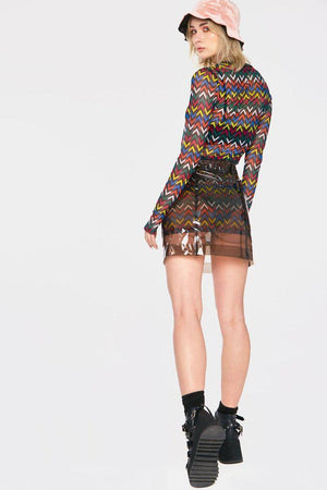 Plastic Fantastic Skirt-Jawbreaker-Dark Fashion Clothing