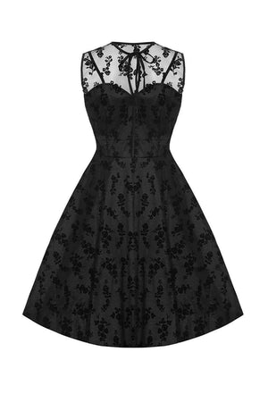 Plus Size Penny Rockabilly Dress-Voodoo Vixen-Dark Fashion Clothing