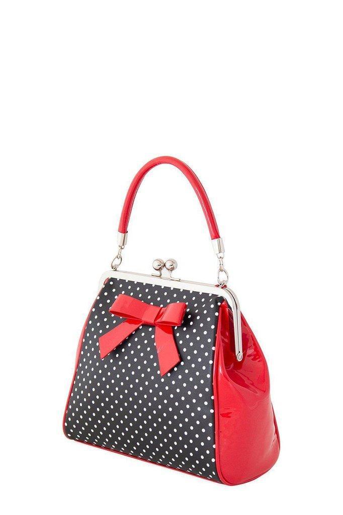 Polka Starr Handbag-Banned-Dark Fashion Clothing