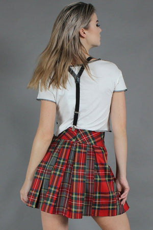 Pretty Vacant Skirt-Jawbreaker-Dark Fashion Clothing