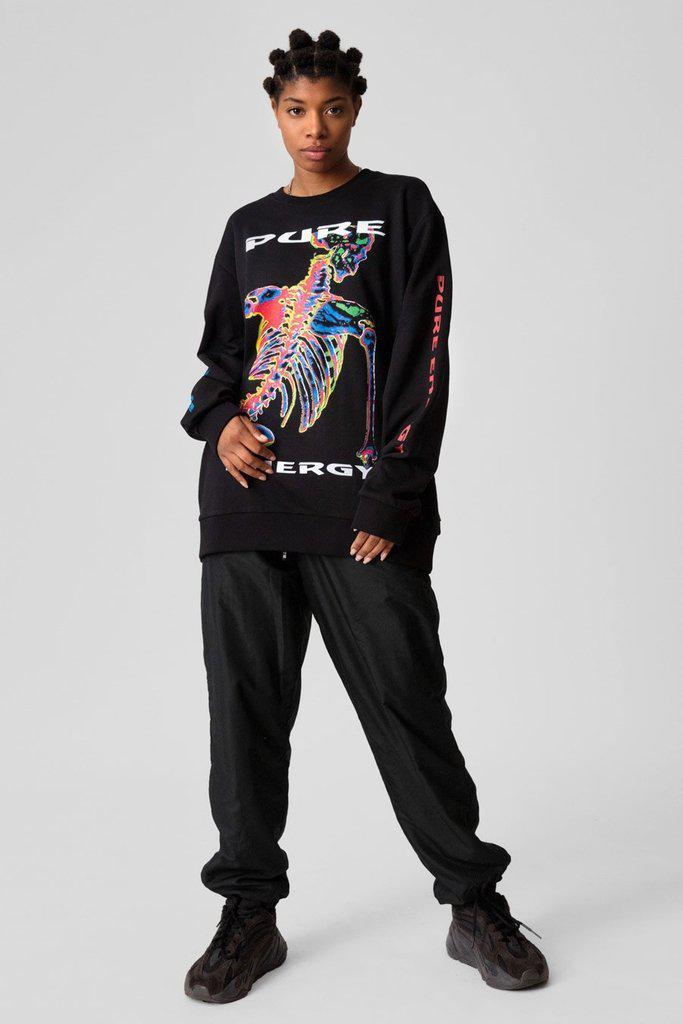 Pure Energy Sweatshirt - Unisex-Long Clothing-Dark Fashion Clothing