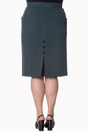 Purple Haze Plus Size Skirt-Banned-Dark Fashion Clothing