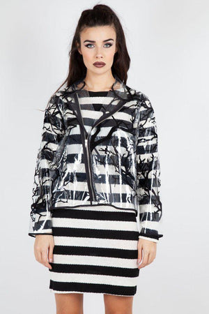 PVC Branches Rain Coat-Jawbreaker-Dark Fashion Clothing