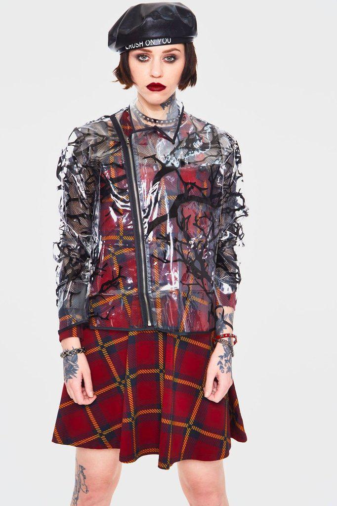 PVC Branches Rain Coat-Jawbreaker-Dark Fashion Clothing