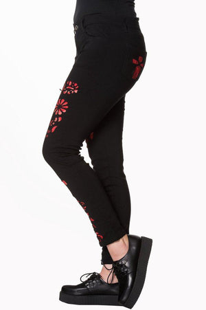 Raindrop Leggings-Banned-Dark Fashion Clothing