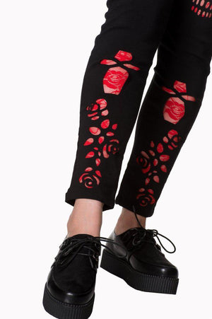 Raindrop Leggings-Banned-Dark Fashion Clothing