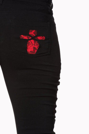 Raindrop Leggings-Banned-Dark Fashion Clothing