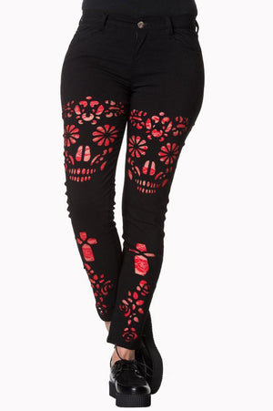 Raindrop Leggings-Banned-Dark Fashion Clothing