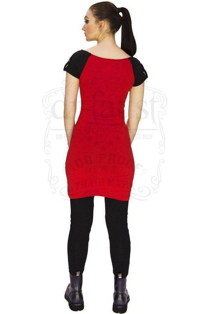 Rare British Military Band Mini Dress - Ashley-Dr Faust-Dark Fashion Clothing