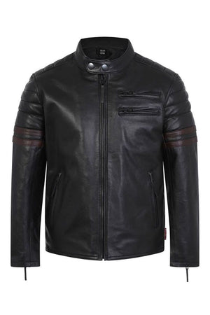 Renegade Children’s Black Leather Biker Jacket-Skintan Leather-Dark Fashion Clothing