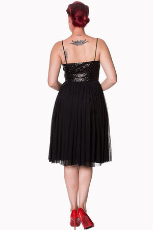 Retro Love Midi Dress-Banned-Dark Fashion Clothing