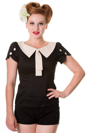 Retro Style Top-Banned-Dark Fashion Clothing