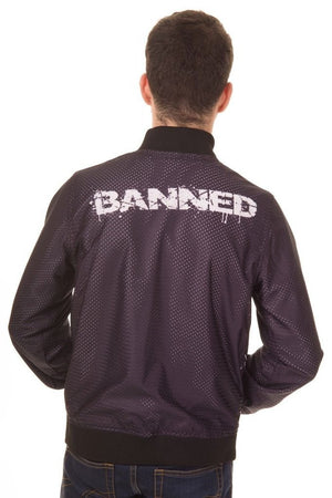 Ribcage & Skull Reversible Jacket-Banned-Dark Fashion Clothing