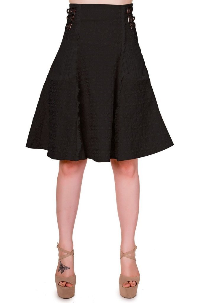 Rise Of Dawn Skirt-Banned-Dark Fashion Clothing