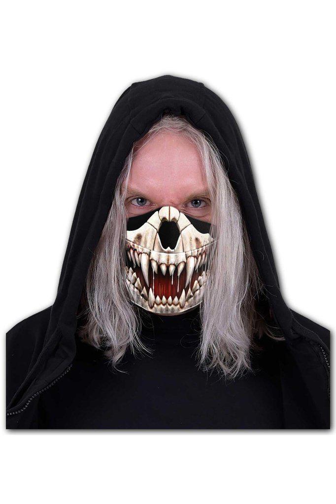 Rock Jaw - Premium Cotton Fashion Mask with Adjuster-Spiral-Dark Fashion Clothing