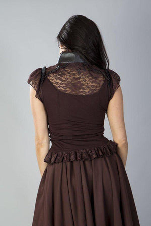Rosetta Ladies Top-Burleska-Dark Fashion Clothing