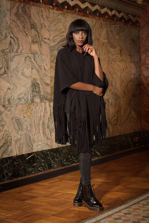 Sacred Raven Cape-Jawbreaker-Dark Fashion Clothing