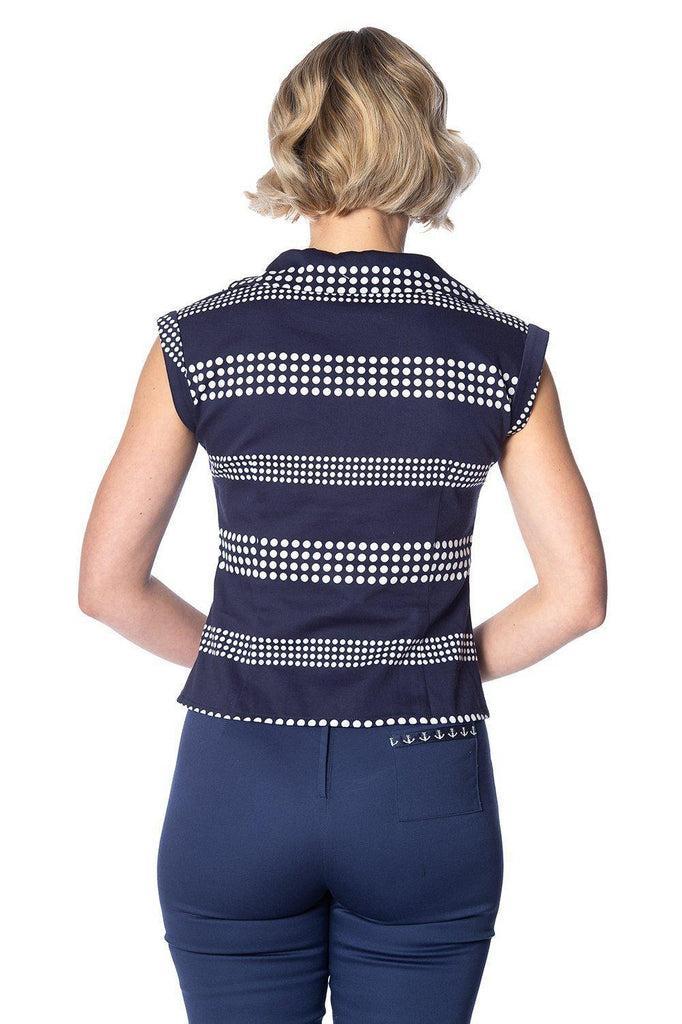 Sail Away Blouse-Banned-Dark Fashion Clothing