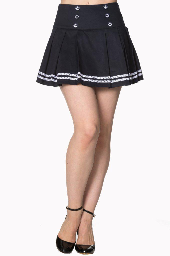 Samantha Skirt-Banned-Dark Fashion Clothing