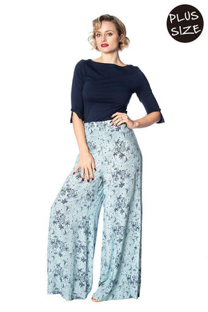 Santorini Dreams Palatso Pants-Banned-Dark Fashion Clothing