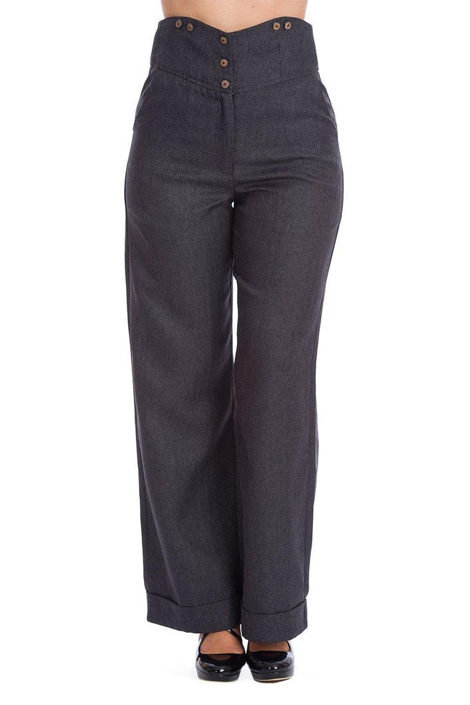 Sassy Trouser-Banned-Dark Fashion Clothing