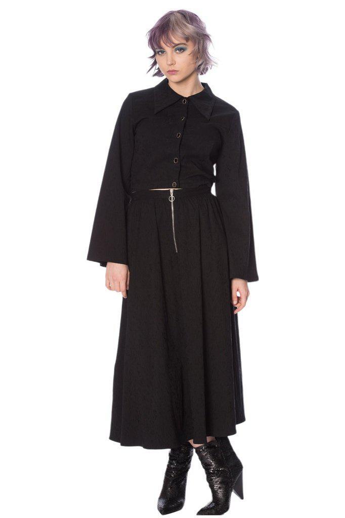 Scratch Blouse-Banned-Dark Fashion Clothing